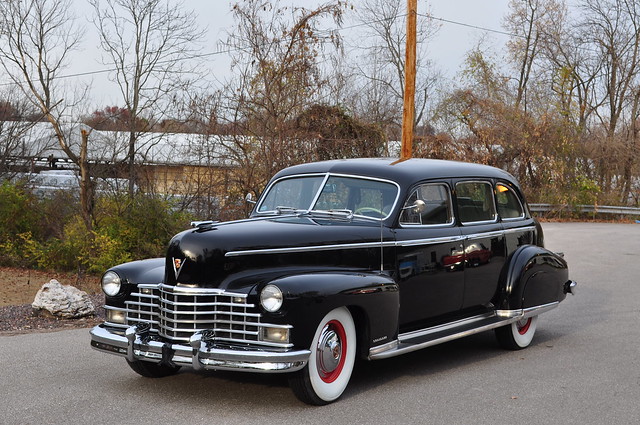 1940's Projects  1946 Cadillac, Series 751, Limo black white wall tires 
