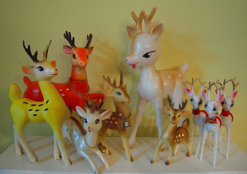 vintage reindeer friends by artgoodieshome