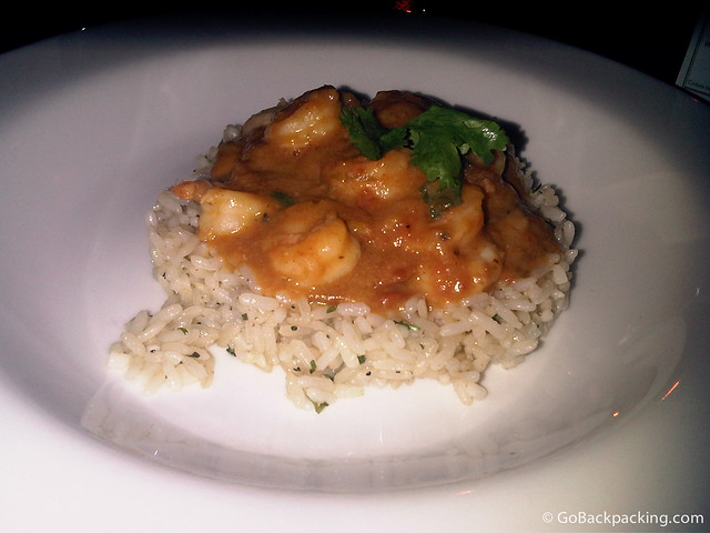 Dinner:  Shrimp gumbo with rice