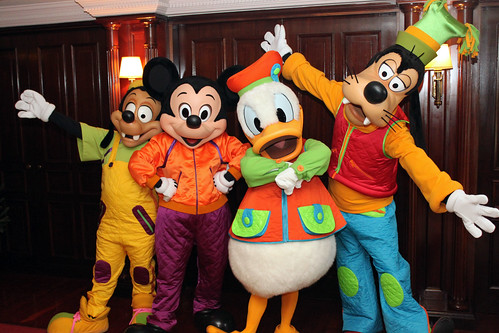 Max Goof, Mickey Mouse, Donald Duck and Goofy