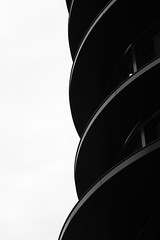 Black & White Round Architectural Shapes