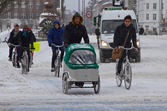 Snowstorm Crowd 02 - Winter Cycling in Copenhagen