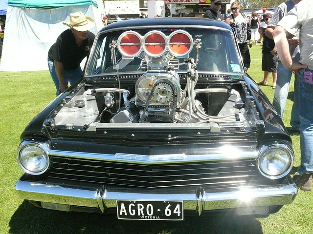 Covers a Supercharged EH Holden and had matching number plates on the car as