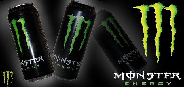 My Monster LOGO Monster Energy I took the picture of the cans then I 