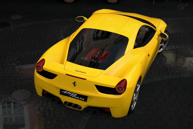 Ferrari 458 Italia PS3 GT5 Gran Turismo yellow