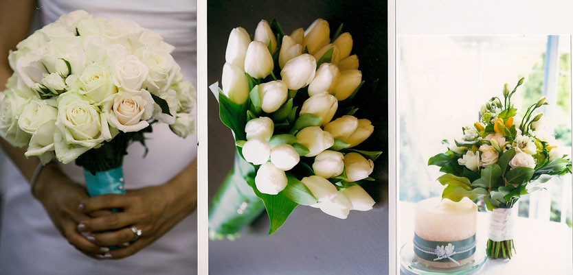 You have to decide on the types and colors of Christmas wedding flowers to
