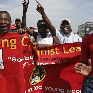 Members of the Young Communist League of the Republic of South Africa at their national conference held Dec. 9-12, 2010. The YCL is the youth wing of the South African Communist Party. by Pan-African News Wire File Photos