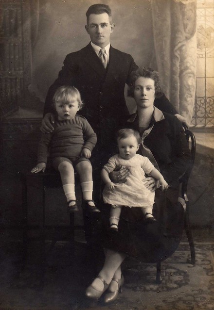 Michael John & Mary Theresa Twomey with Michael jn. and Mary Theresa jn.(Molly) 1926-7