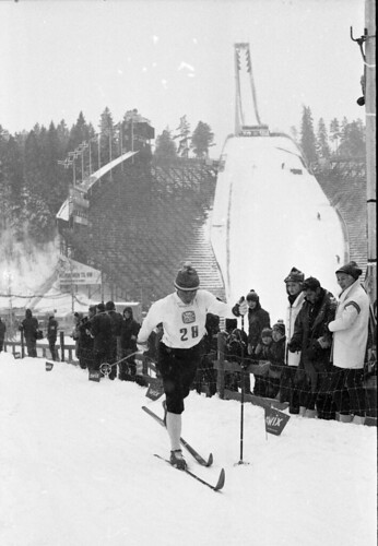 Gullvinner Georg Thoma, 15 km langrenn kombinert, VM på ski i Oslo 1966