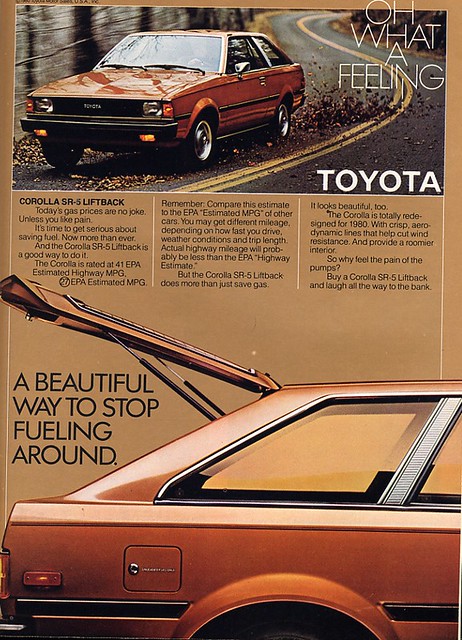 1980 Toyota Corolla T18 Ad 