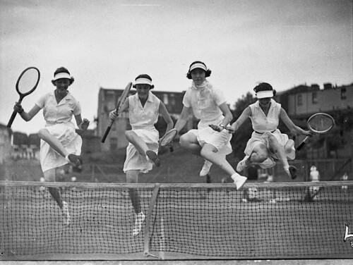 Country week tennis, 5 January 1937, by Sam Hood