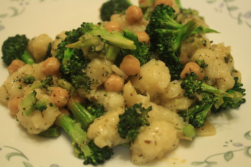 Homemade Gnocchi with Broccoli and Chickpeas
