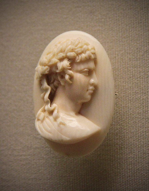 Ivory cameo, French, about 1850-60