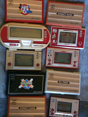 Nintendo Game & Watches. They don't make 'em like they used to!