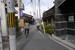 Riding through Nishijin