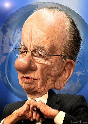 Rupert Murdoch - Caricature