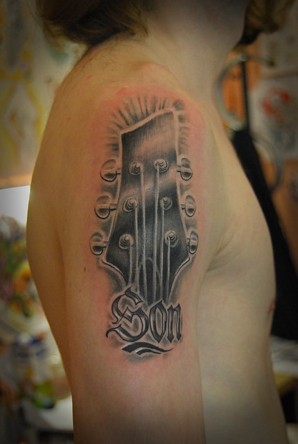 schecter guitar tattoo