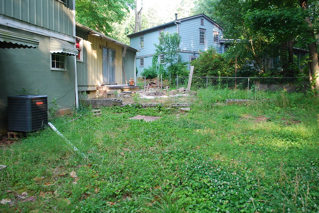 Before: our backyard