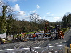 Bronwydd Arms Crossing Gates 27-2-2011