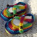 Baby rainbow sandals