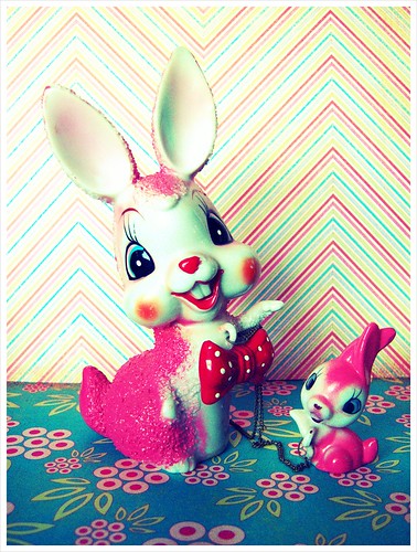 Meet the Easter Bunny (and his little pal) by wynnageorge