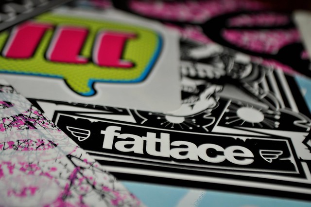 Day 121 365 Fatlace Sticker Bomb I received a bomb full of stickers in 