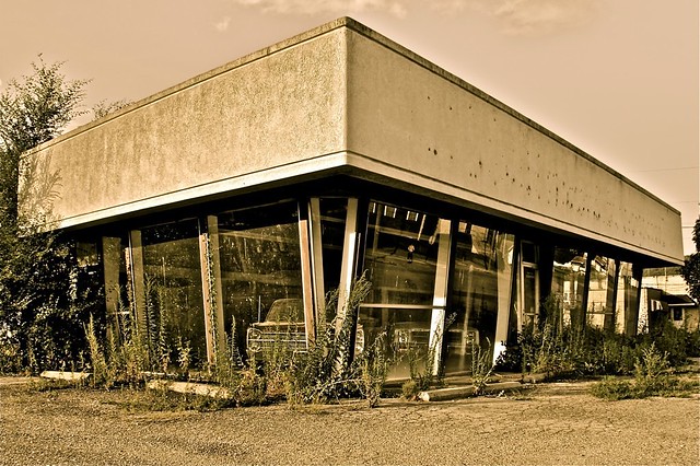 Oh Abandoned Chrysler Plymouth Dealership Still With The Cars Inside