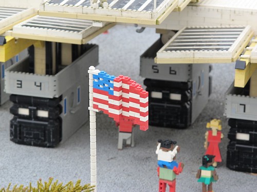 Lego American flag