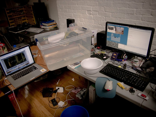 my workspace, ca. 2010