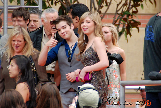 Jennette McCurdy and Nathan Kress at The Kids Choice Awards 2011 
