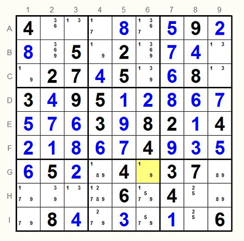Unsolved sudoku 2