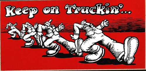 Keep on Truckin by Robert Crumb