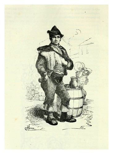 002-El aguador-Los españoles pintados por si mismos-Tomo I-1843- Editado por Ignacio Boix