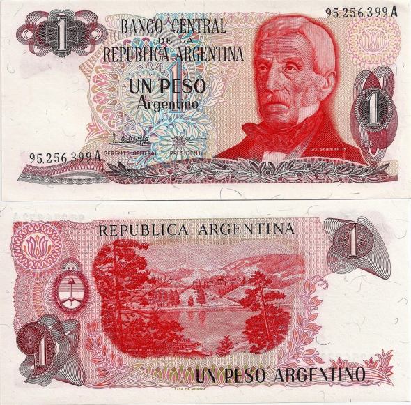 1 Peso Argentino Argentína 1983-84, Pick 311