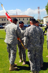 Ceremony marks first change of command for USARAF’s HHBn 