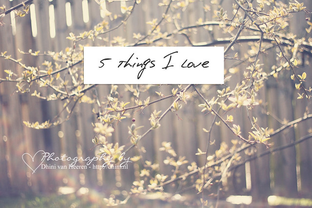 5 thing I love
