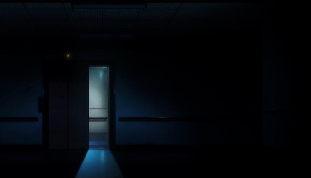 A terrifying empty elevator