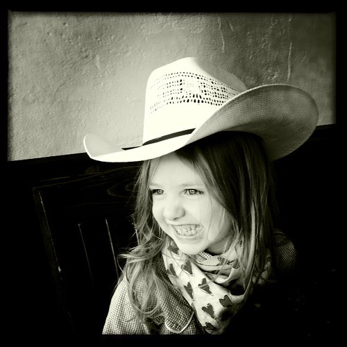 Cowgirl at the bakery