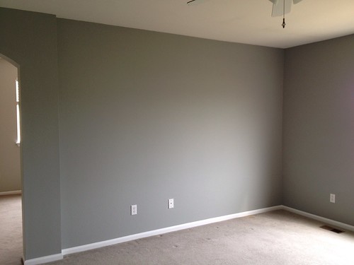 Master bedroom painted