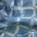 natural indigo shibori scarf process