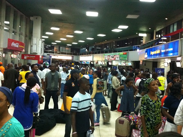 Murtala Muhammed Airport in Lagos, Nigeria