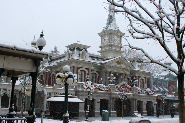 City Hall in the snow