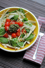 Parsnip, Spinach and Cherry Tomatoes