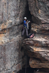 Abseiling at Boars Head
