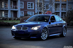 BMW M5 photo shoot