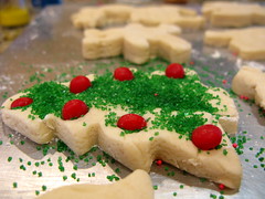 Decorating Christmas Cookies