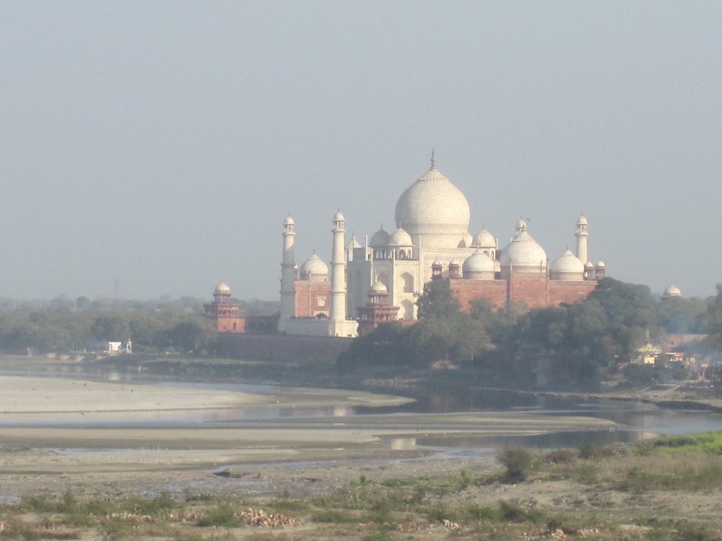 Taj Mahal From Agra Fort