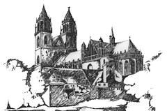 Alt Magdeburg - gezeichnet