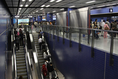 Escalators at Tai Wai station