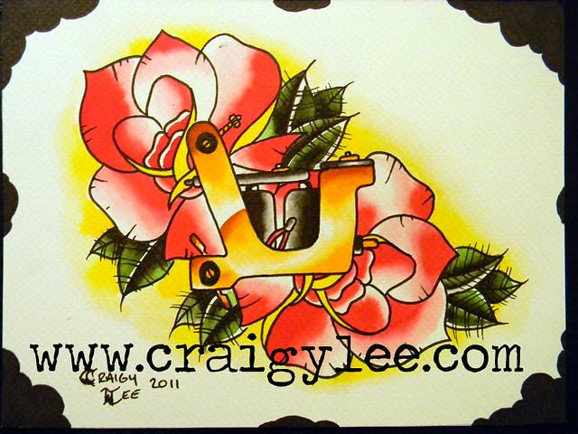 tattoo machine tattoo flash Prints available for 15 or 20 plus postage